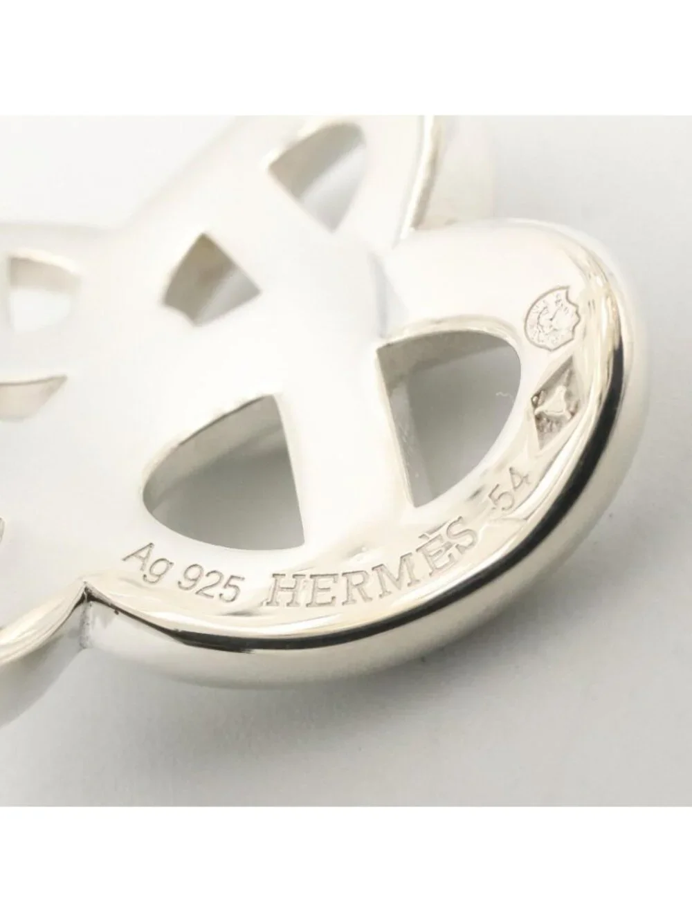 Hermes Ring Chaine D'ancre GM 925 Sterling Silver
